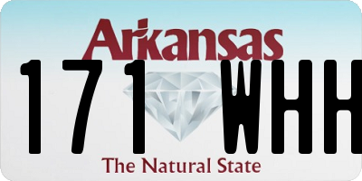 AR license plate 171WHH