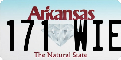AR license plate 171WIE