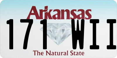 AR license plate 171WII