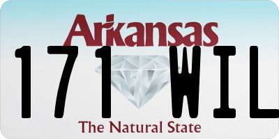 AR license plate 171WIL