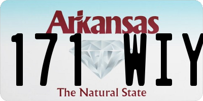AR license plate 171WIY