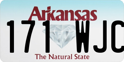 AR license plate 171WJC