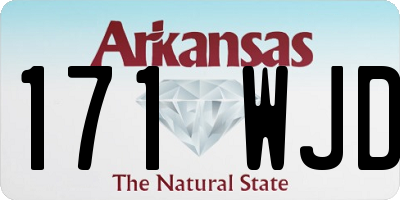 AR license plate 171WJD