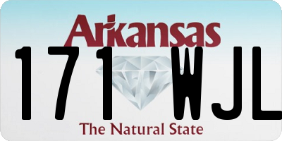 AR license plate 171WJL