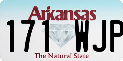 AR license plate 171WJP
