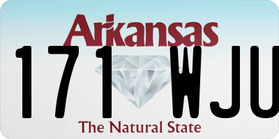 AR license plate 171WJU