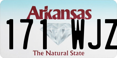 AR license plate 171WJZ