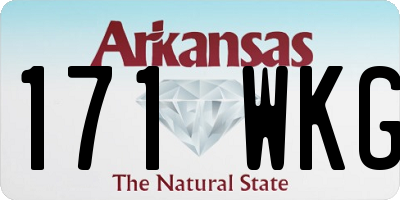 AR license plate 171WKG