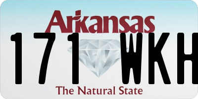AR license plate 171WKH