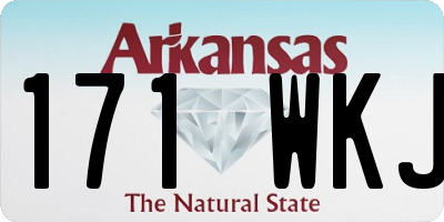 AR license plate 171WKJ