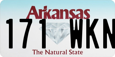 AR license plate 171WKN