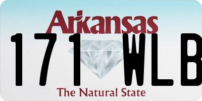 AR license plate 171WLB