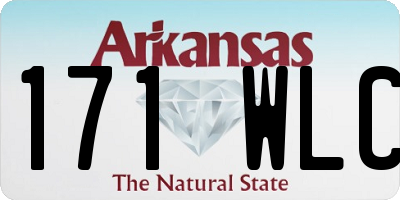 AR license plate 171WLC