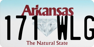 AR license plate 171WLG