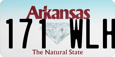 AR license plate 171WLH
