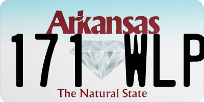AR license plate 171WLP