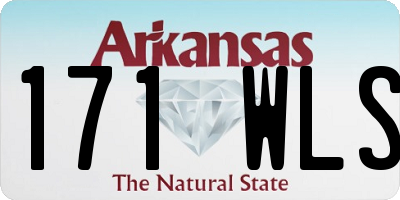 AR license plate 171WLS