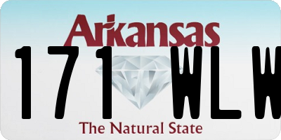 AR license plate 171WLW