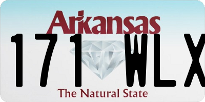 AR license plate 171WLX