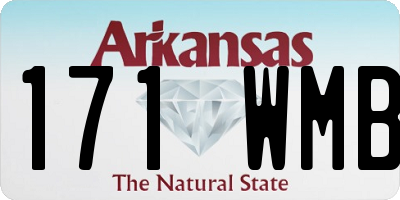 AR license plate 171WMB