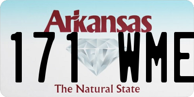 AR license plate 171WME