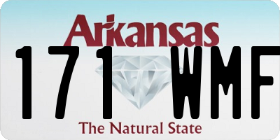AR license plate 171WMF