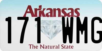 AR license plate 171WMG