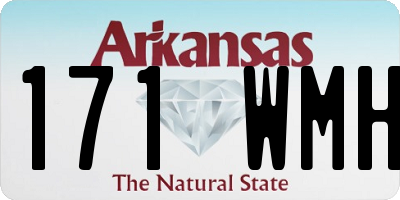 AR license plate 171WMH