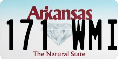 AR license plate 171WMI