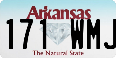 AR license plate 171WMJ