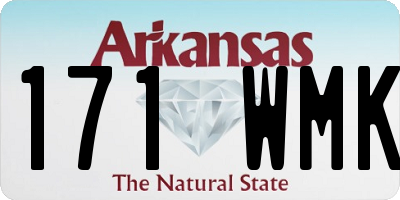 AR license plate 171WMK