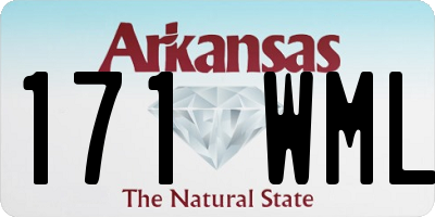 AR license plate 171WML
