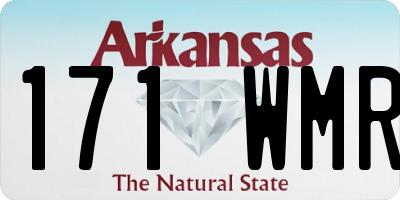 AR license plate 171WMR