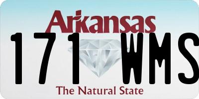 AR license plate 171WMS