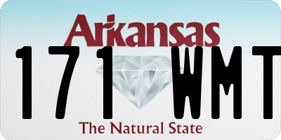 AR license plate 171WMT