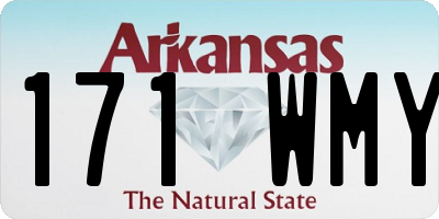 AR license plate 171WMY
