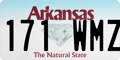 AR license plate 171WMZ