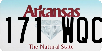 AR license plate 171WQC