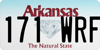 AR license plate 171WRF
