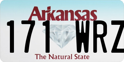 AR license plate 171WRZ