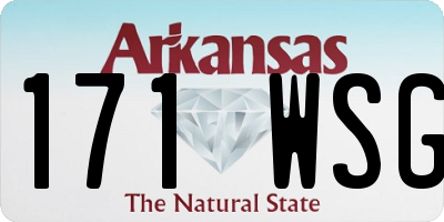 AR license plate 171WSG