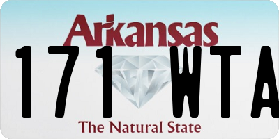 AR license plate 171WTA