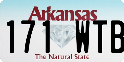 AR license plate 171WTB