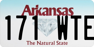 AR license plate 171WTE