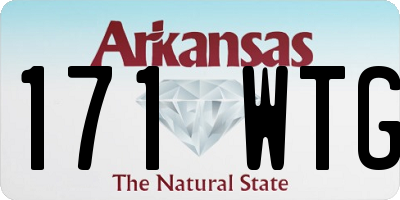 AR license plate 171WTG