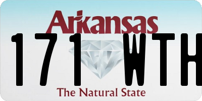 AR license plate 171WTH