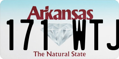 AR license plate 171WTJ