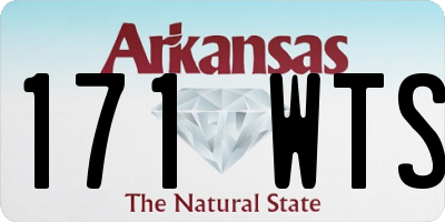 AR license plate 171WTS