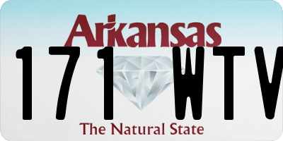 AR license plate 171WTV