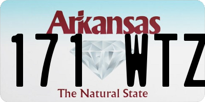 AR license plate 171WTZ